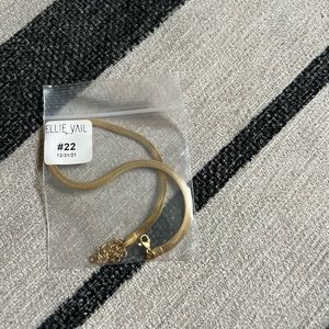 Ellie vail tarnish free anklet gold adjustable